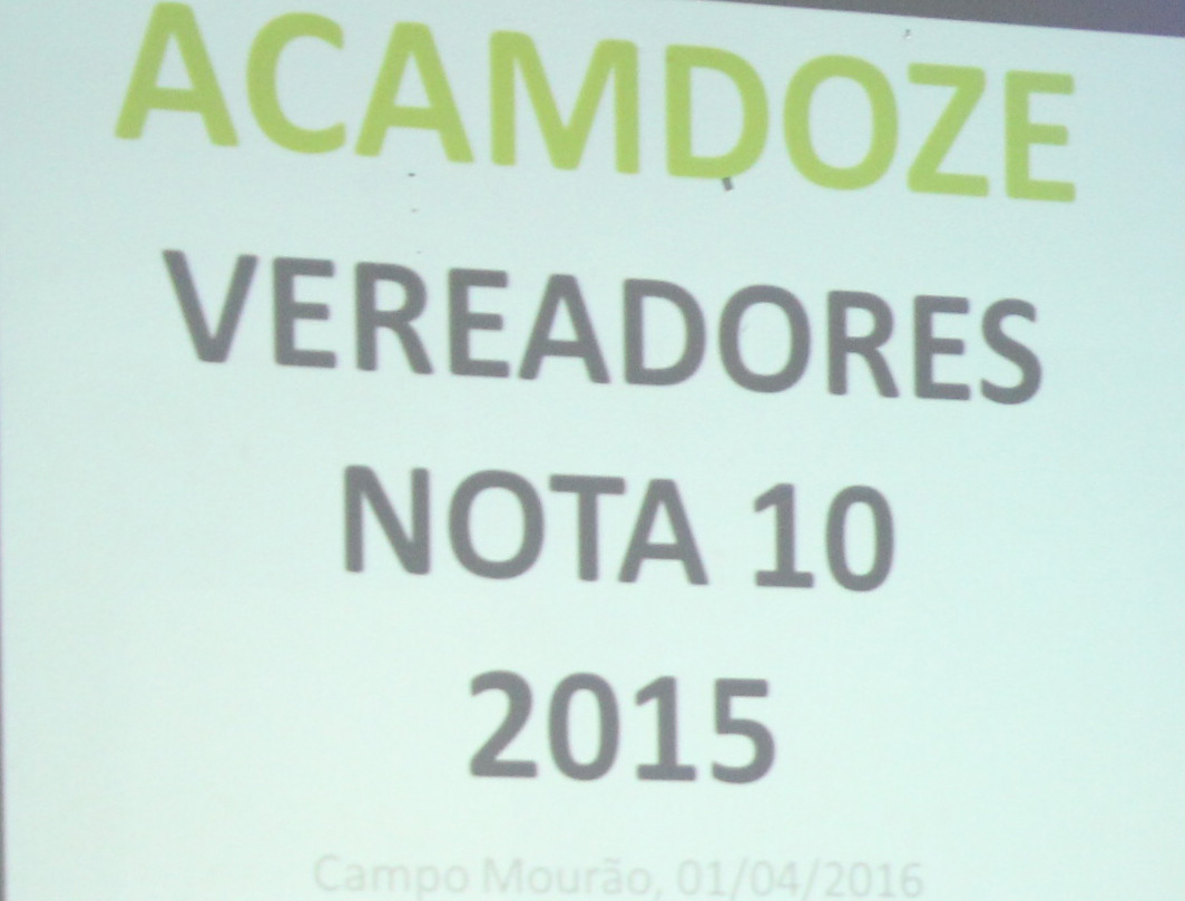 Entrega dos prÃªmios â€œVereador e CÃ¢mara Nota 10â€ serÃ¡ dia 17 de dezembro